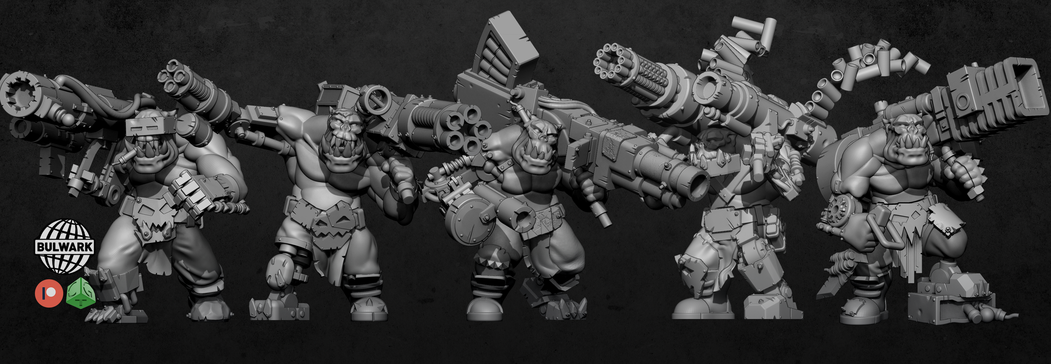 tank busters looters stl print files for 40k orks