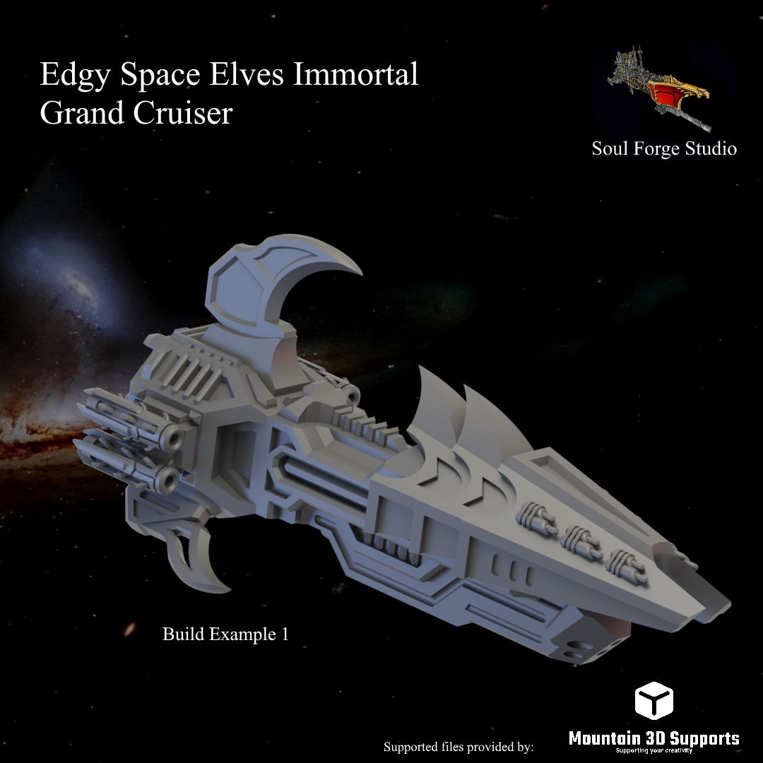 Edgy Space Elf Grand Cruiser