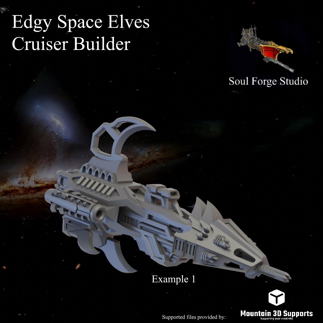 Edgy Space Elf Cruiser