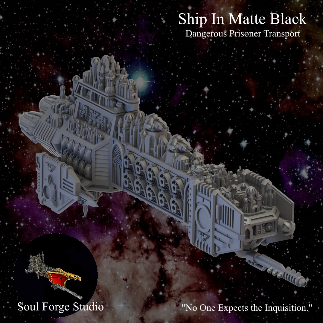 Ship in Matte Black