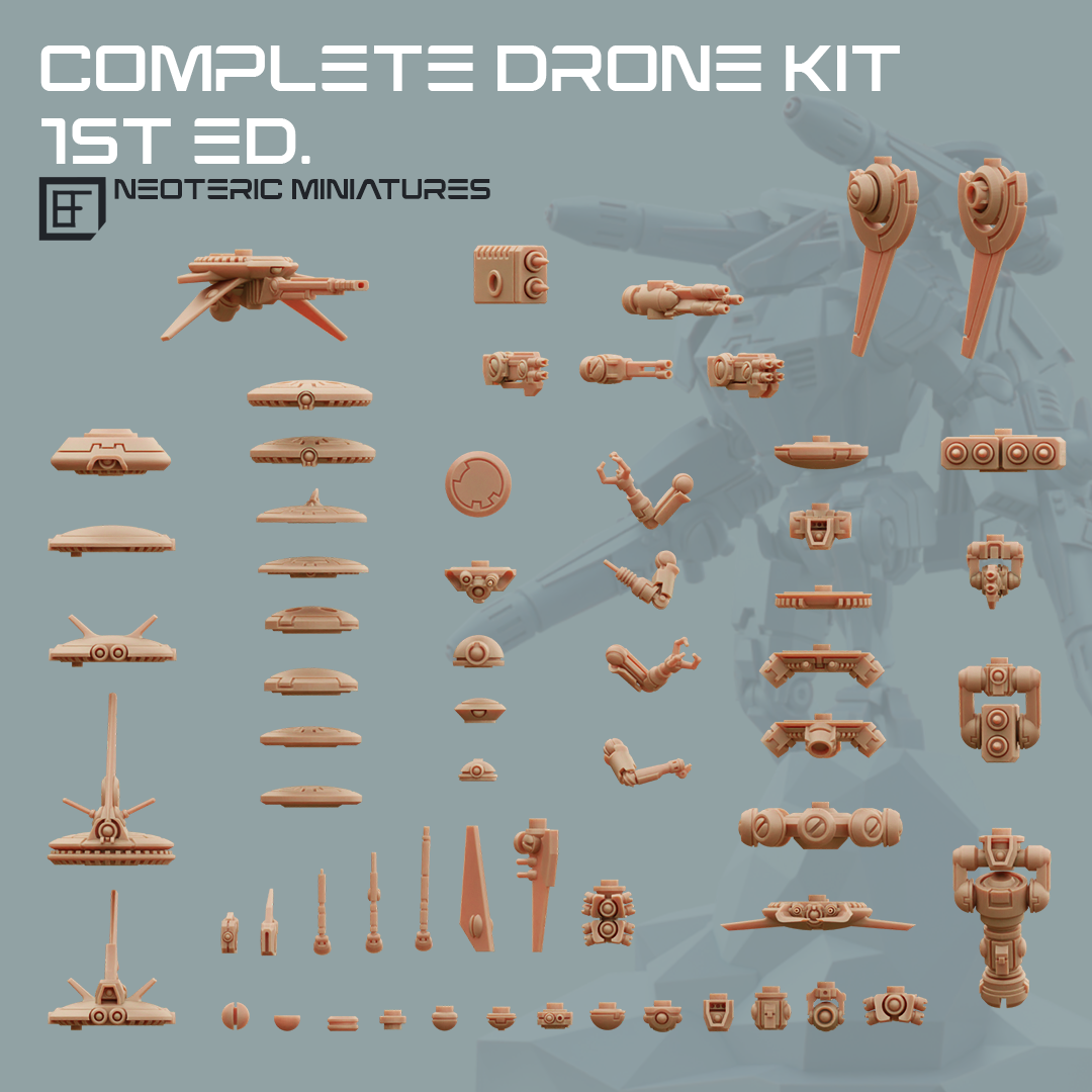 Complete 1st ED drone kit bits