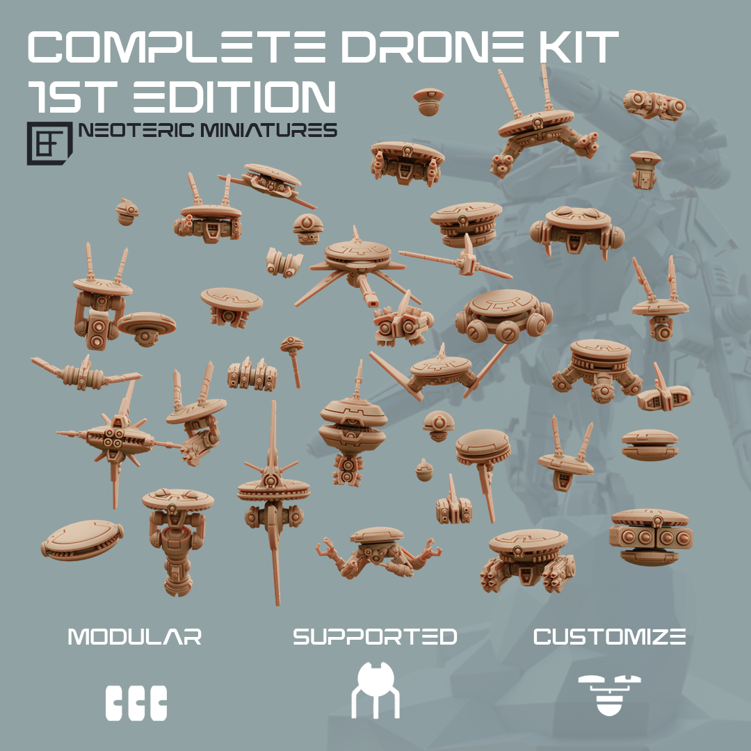 Complete 1st ED drone kit cover