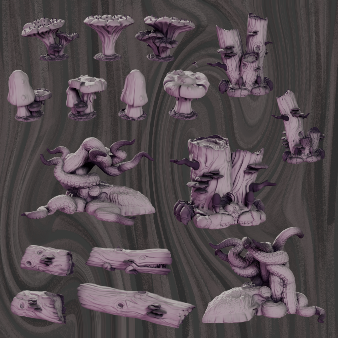 crowling forest renders - Square-6