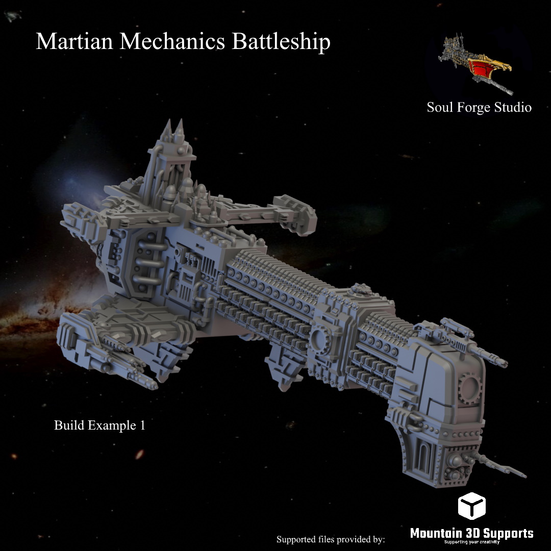 Martian Mechanic Battleship