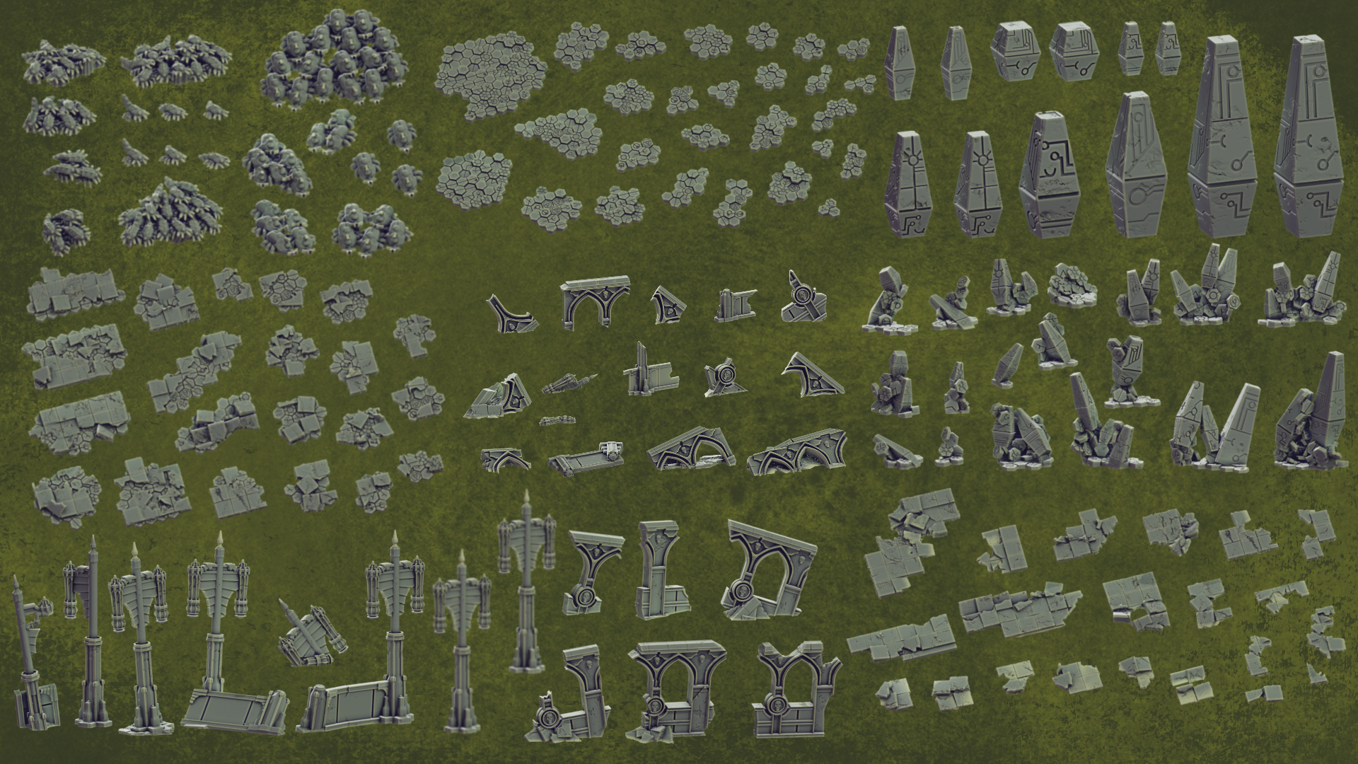 necronopolis Basing Bits Renders - Wide-10